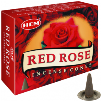 Красная роза: RED ROSE HEM благовония в конусах