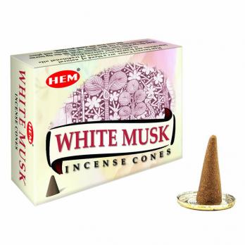 Мускат белый: MYSK WHITE НЕМ благовония в конусах