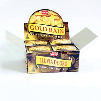 Золотой дождь: GOLD RAIN БЛАГОВОНИЯ конусы HEM
