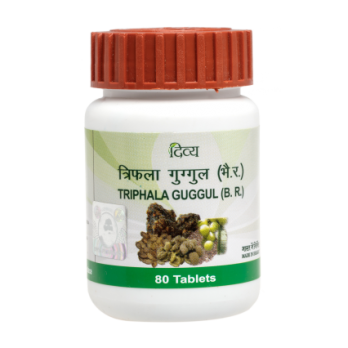 Трифала Гуггул, 80 таб, Патанджали,  Triphala Guggul, 80 tab, Patanjali