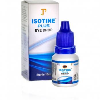 Глазные капли Айсотин Плюс, 10 мл, Джагат Фарма; Isotine Plus eye drop, 10 ml, Jagat Pharma